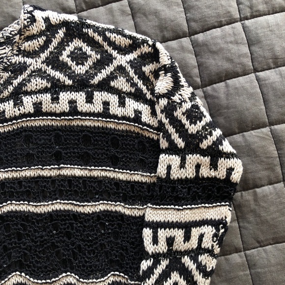 Free People Open Knit Slouchy Sweater XS - Picture 4 of 6